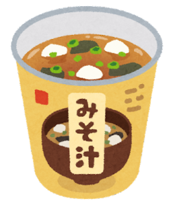 カップ味噌汁のイラスト