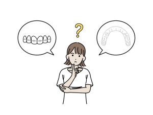 ワイヤー矯正　マウスピース矯正