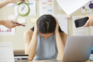 ストレスを感じやすい人