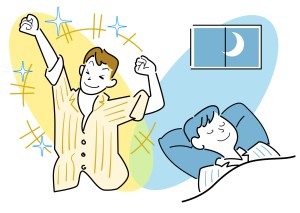 睡眠　受け口　口元
