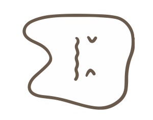 奥歯が倒れる