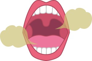 口臭のイメージイラスト