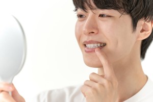 美容男子のデンタルケア