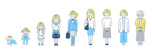 女性の一生