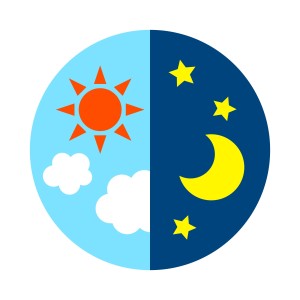 朝と夜